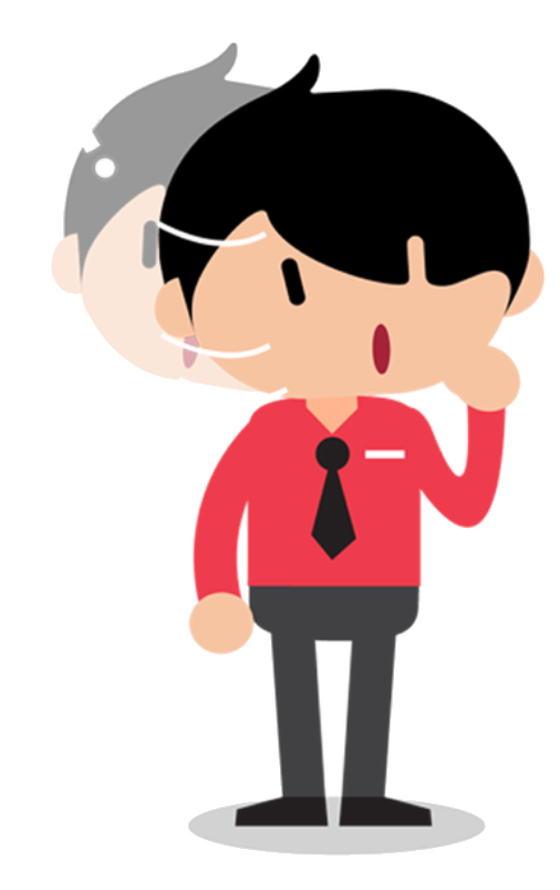 JobGuard team member on a call, checking a hiring message