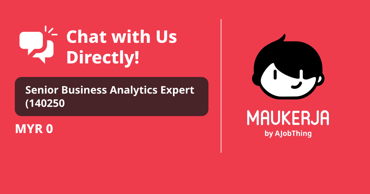 Data Analytics Using Tableau Tool Logo Full Time Senior Business Analytics Expert (140250) Jobs, Salary up to ...