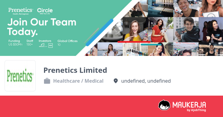 Prenetics Limited Company Overview & Details - Maukerja