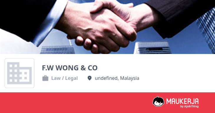 F.W WONG & CO Company Overview & Details - Maukerja
