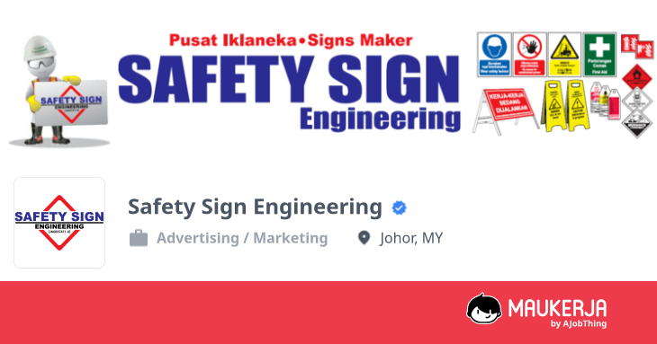Safety Sign Engineering Company Overview & Details - Maukerja