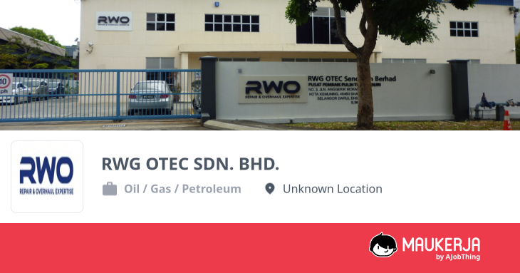 RWG OTEC SDN. BHD. Company Overview & Details - Maukerja