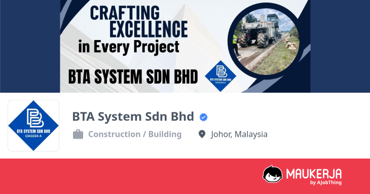 BTA System Sdn Bhd Company Overview & Details - Maukerja