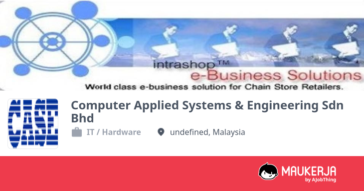 Profil Syarikat Computer Applied Systems & Engineering Sdn Bhd - Cari ...