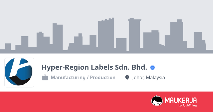 Profil Syarikat Hyper-Region Labels Sdn. Bhd. - Cari Kerja di Maukerja