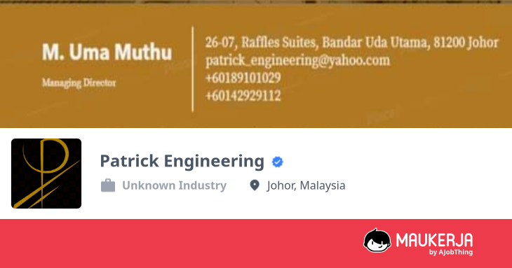 Patrick Engineering Company Overview & Details - Maukerja