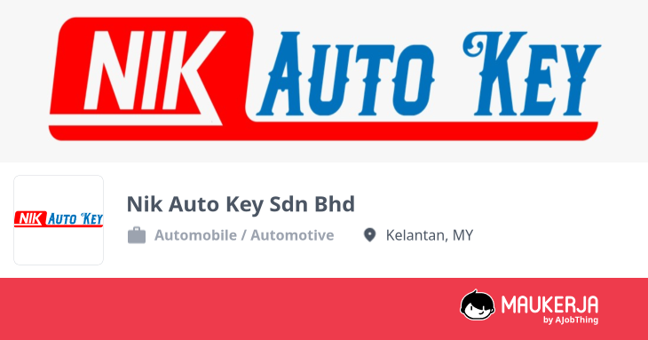 Profil Syarikat Nik Auto Key Sdn Bhd - Cari Kerja di Maukerja